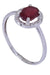 Ring 57 RUBY AND DIAMOND RING 58 Facettes 074101