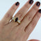 Bague 58 Bague rubis et diamants en or jaune 58 Facettes