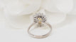 Bague 47 Bague marguerite opale diamants 58 Facettes 32357