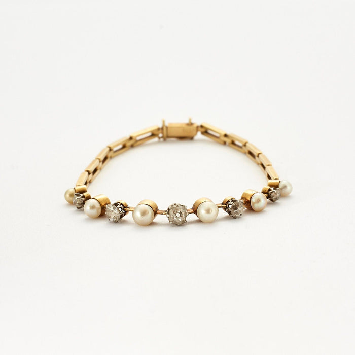 Bracelet Bracelet Perles Diamants 58 Facettes EL2-136