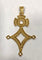 Pendentif Pendentif or jaune croix du sud ou croix d'Agadez 58 Facettes