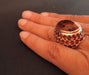 Ring 54 Important Citrine And Garnet Ring, Rose Gold 58 Facettes 689661