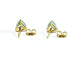 Boucles d'oreilles Paire de boucles d'oreilles or et topaze bleue 58 Facettes