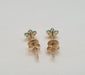 Earrings Yellow gold emerald earrings 58 Facettes