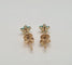 Boucles d'oreilles Boucles d'oreilles or jaune émeraudes 58 Facettes