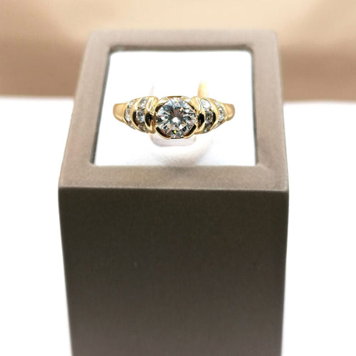 Bague Bague Diamants Or jaune 58 Facettes 2655