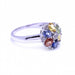 Ring 52 Ring White gold Diamonds Sapphire Topaz Citrine Peridot 58 Facettes D359175SI