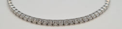 Bracelet Bracelet tennis or blanc diamants 58 Facettes