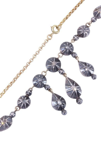 Collier COLLIER DRAPERIE ANCIEN DIAMANTS 58 Facettes 078381