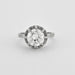 Ring 54 Diamond Solitaire Ring 2.67cts 58 Facettes