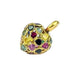 Pendentif Pendentif Coeur Or Jaune & Pierres Colorées 58 Facettes 20400000523