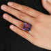 Bague 50 Bague Or jaune Pierre violette 58 Facettes