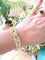 Bracelet Bracelet Jonc grappes de raisin et feuilles de vigne Or 18 K 58 Facettes AA 1638