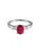 Ring 48 Ruby Solitaire Ring 58 Facettes