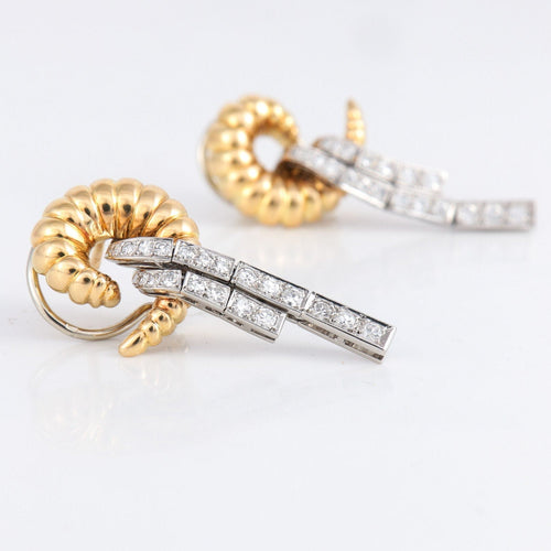 Boucles d'oreilles Boucles d'oreilles Coquillage Diamants 58 Facettes