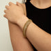 Bracelet Ribbon Bracelet in Yellow Gold 58 Facettes EL1