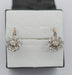 Earrings Antique gold and platinum sleeper earrings 58 Facettes