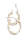 Boucles d'oreilles Créoles modernes 2 Ors 58 Facettes 078164