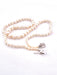 Necklace Old pearl necklace with gold and diamond clasp 58 Facettes