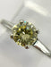 Bague 52 Bague Platine Diamant Fancy Yellow 1.05 carat 58 Facettes