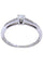 Bague 53 SOLITAIRE "TU ES LE SEL DE MA VIE" MAUBOUSSIN 58 Facettes 063691