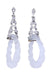 Earrings CRYSTAL AND DIAMOND PENDANT EARRINGS 58 Facettes 068471