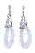 Boucles d'oreilles BOUCLES D'OREILLES PENDANTES CRISTAL ET DIAMANTS 58 Facettes 068471