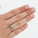 Bague 52 Bague Or blanc Perle Diamants 58 Facettes REF 5032/34