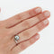 Bague 52 Bague Or blanc Perle Diamants 58 Facettes REF 5032/34