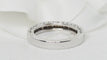 Bague 49.5 Demi alliance or blanc diamants 1ct 58 Facettes 30547