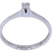 Ring 51 Solitaire diamonds, white gold 58 Facettes 063471