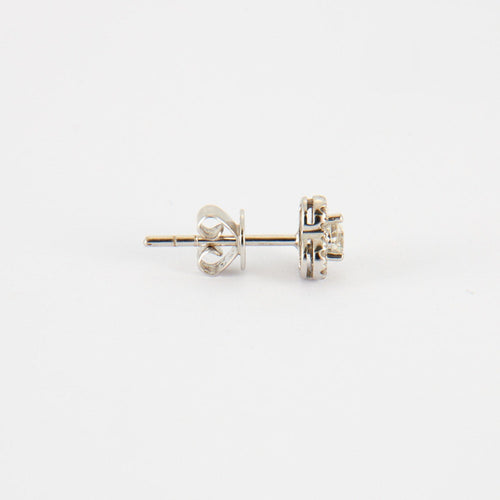 Boucles d'oreilles Boucles d'oreilles cœurs en Or blanc diamants 58 Facettes