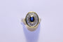 Bague 53 Bague Diamants et Saphir 58 Facettes