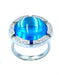 CHAUMET ring in white gold, topaz and diamonds 58 Facettes