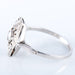 Ring 53 Art Deco ring platinum white gold diamonds 58 Facettes 2334