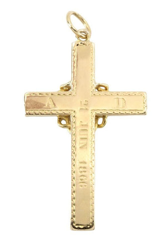 Pendentif CROIX ANCIENNE 58 Facettes 044591
