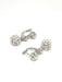 Boucles d'oreilles Dormeuses en or blanc, diamants 58 Facettes