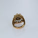 Ring 53 “Flower” Ring Yellow Gold Diamond 58 Facettes