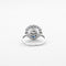 Bague 54 Bague style Art Déco Diamant Saphirs 58 Facettes