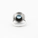 Ring 52 Art Deco Ring Enamel Marcasite Silver 58 Facettes