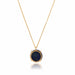Lapis lazuli & Recycled Gold Pendant Necklace 58 Facettes