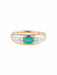 Bague 52 Bague Emeraude Diamants 58 Facettes