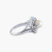 Ring Pearl and Diamond Ring 58 Facettes
