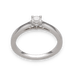 BOUCHERON Ring - “Beloved” Platinum Diamond Solitaire 58 Facettes