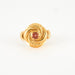 Ring 59 18k yellow gold ring 58 Facettes
