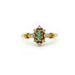 Ring 48 Ring - Gold, Diamonds and emerald 58 Facettes 230087R