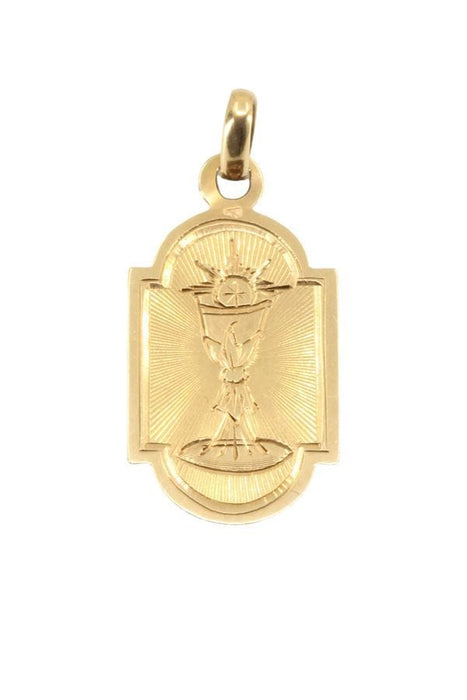 Pendentif MÉDAILLE CALICE ANCIEN 58 Facettes 040501