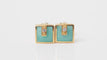 Boucles d'oreilles CLOZEAU - Boucles d'oreilles Or Résine Verte 58 Facettes clozeau