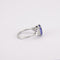 Bague 54 Bague Tanzanite, en or gris, diamants 58 Facettes