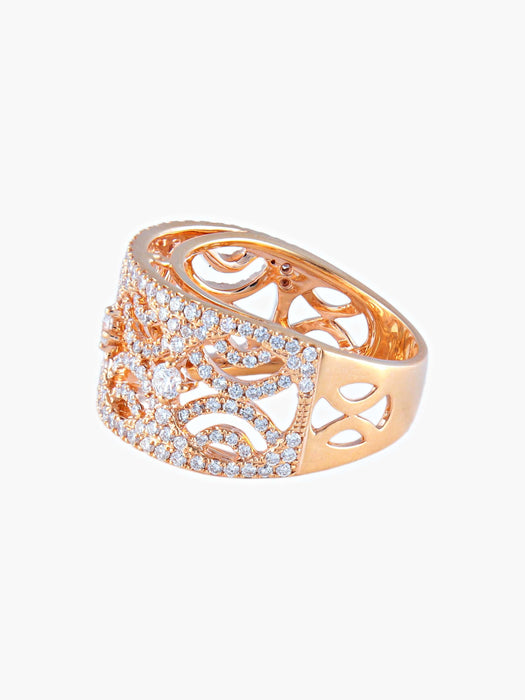 Bague 52 Bague Ruban Diamants 58 Facettes